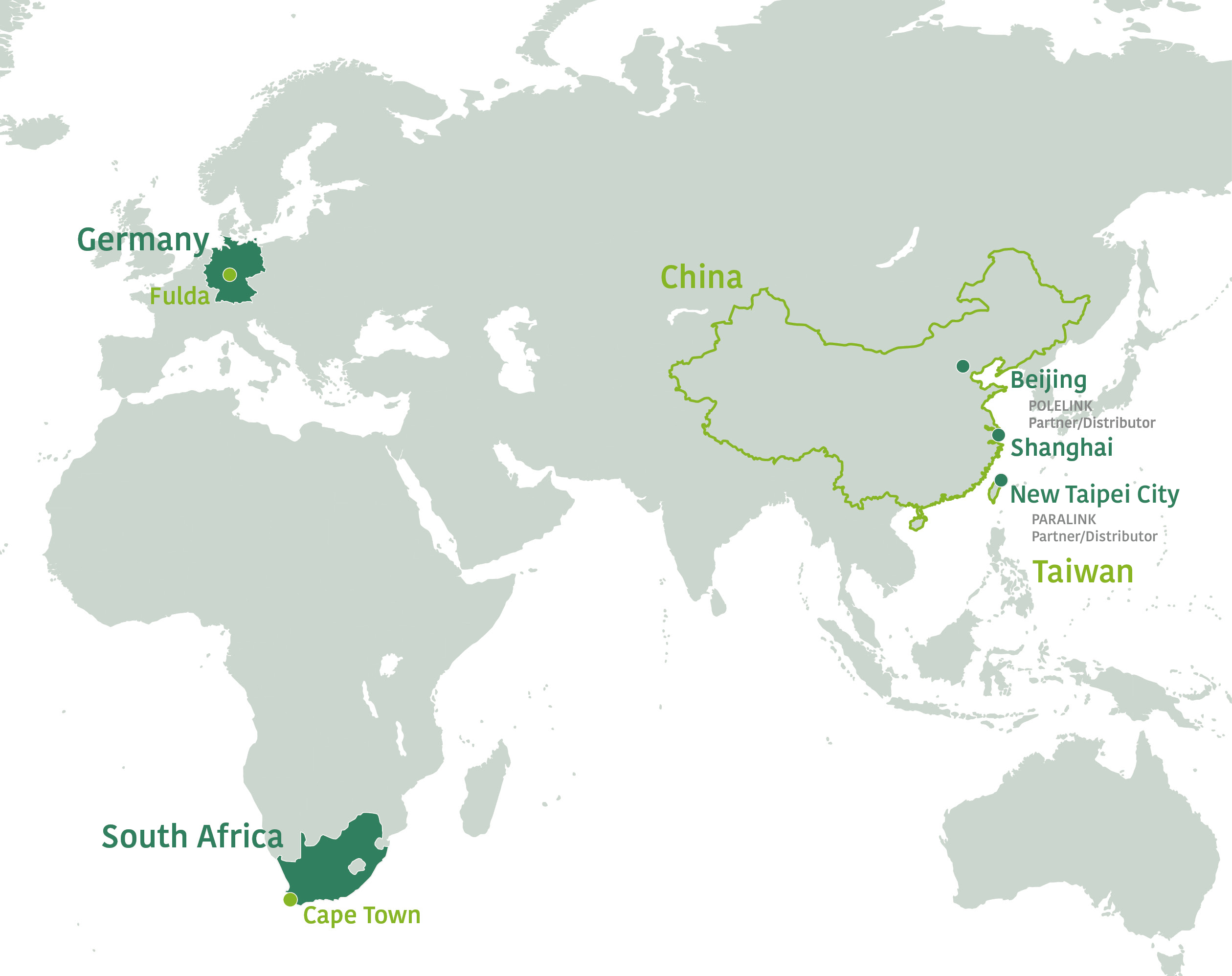 Locations of TSN Systems 